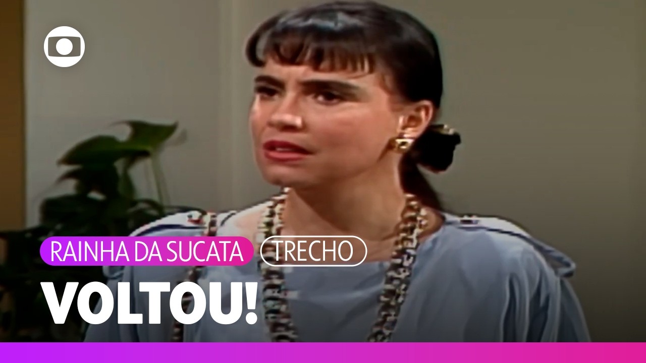 Maria do Carmo volta ao trabalho! | Rainha da Sucata |TV Globo