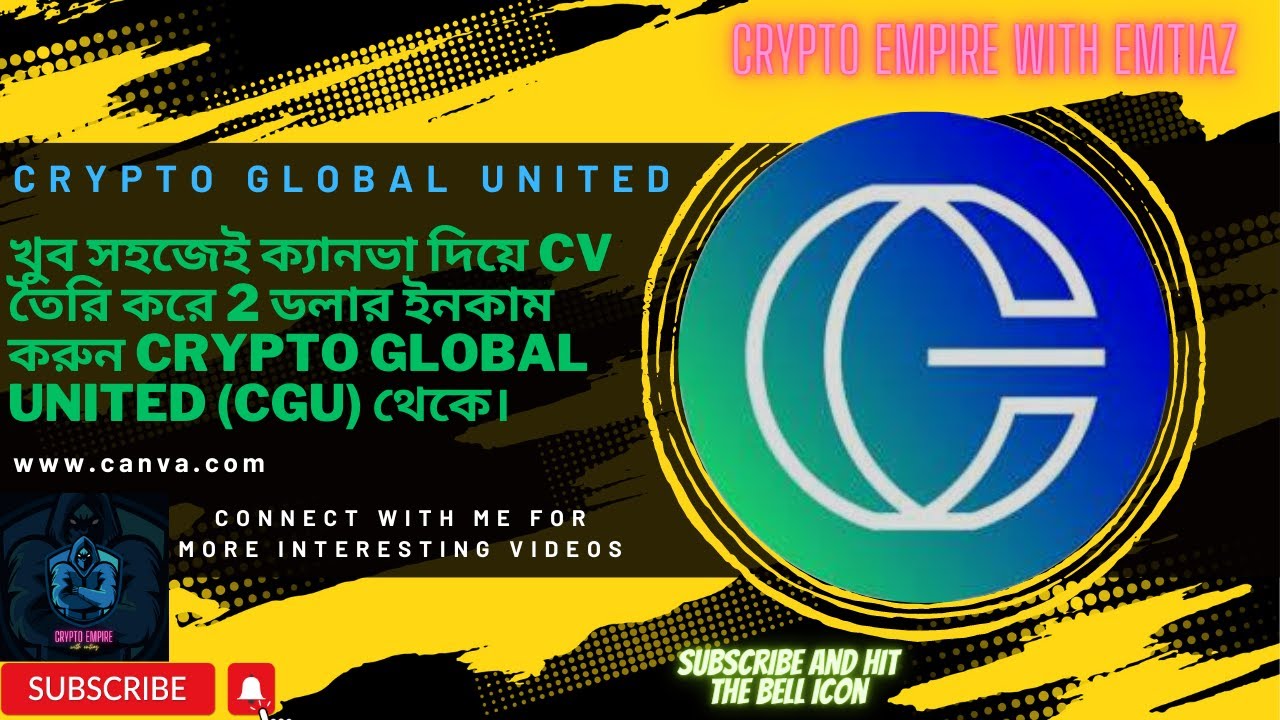 Create a CV by using Canva templates and Earn 2$ from CGU.