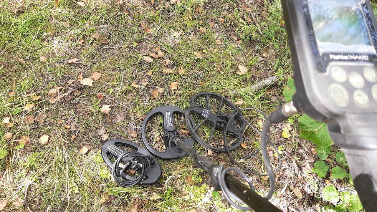 ТЕСТ НА ГЛУБИНУ . Новые катушки для  nokta makro simplex