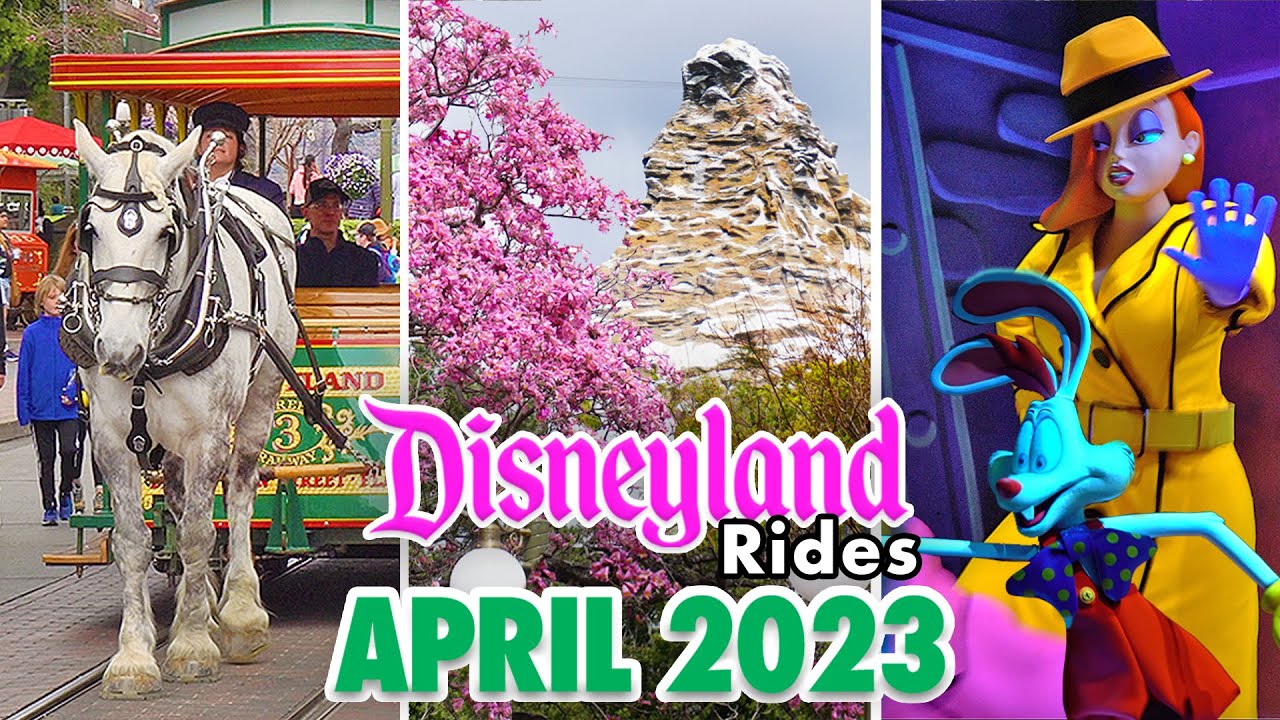 Disneyland Rides - April 2023 POVs [4K]