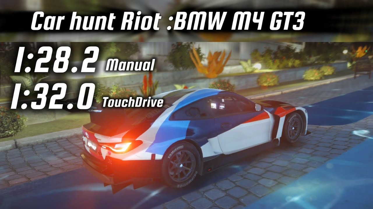 Asphalt 9 Legends &bull; Car hunt Riot BMW M4 GT3 &bull; 1:28.2 Manual 1:32.0 TouchDrive &bull; Aquarium Sprint
