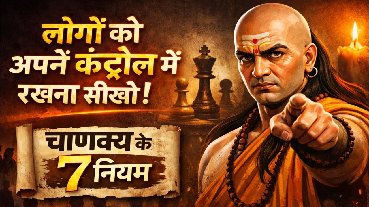 लोगों को कंट्रोल नहीं… समझना सीखो | चाणक्य नीति का असली सच | 7 नियम जो कोई नहीं बताता