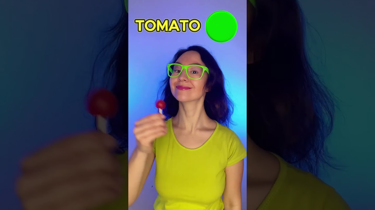 Tomato or Radish Lollipop? 🍅🤔 #kids #fun