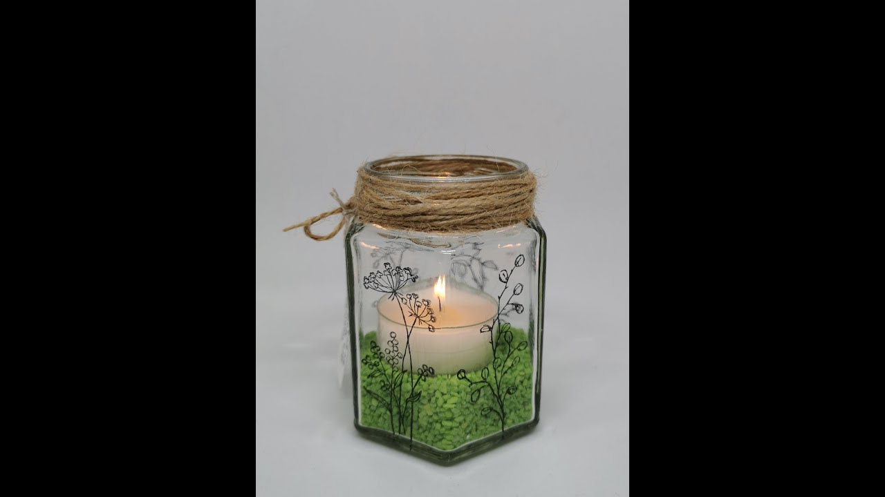Glaswindlicht mit Stempelset Filigran Floral von Stampin' Up!™