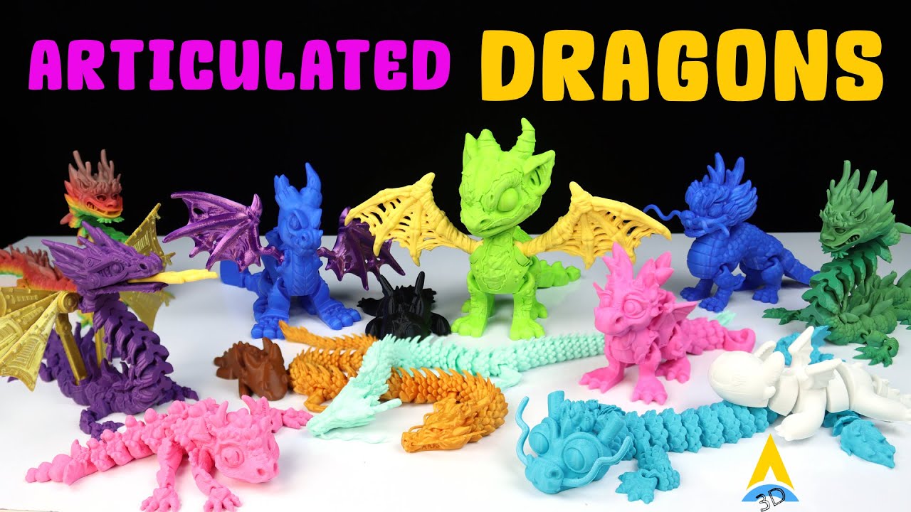 12 Best 3D Printed Dragons