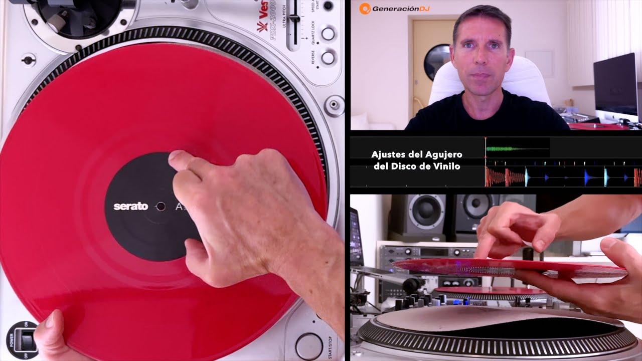Ajuste del Agujero del Disco de Vinilo (DJ Jótatebe)