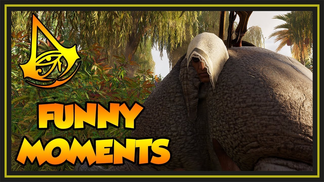 ASSASSIN'S CREED ORIGINS FUNNY MOMENTS AND GLITCHES (Also Fails and Wins)