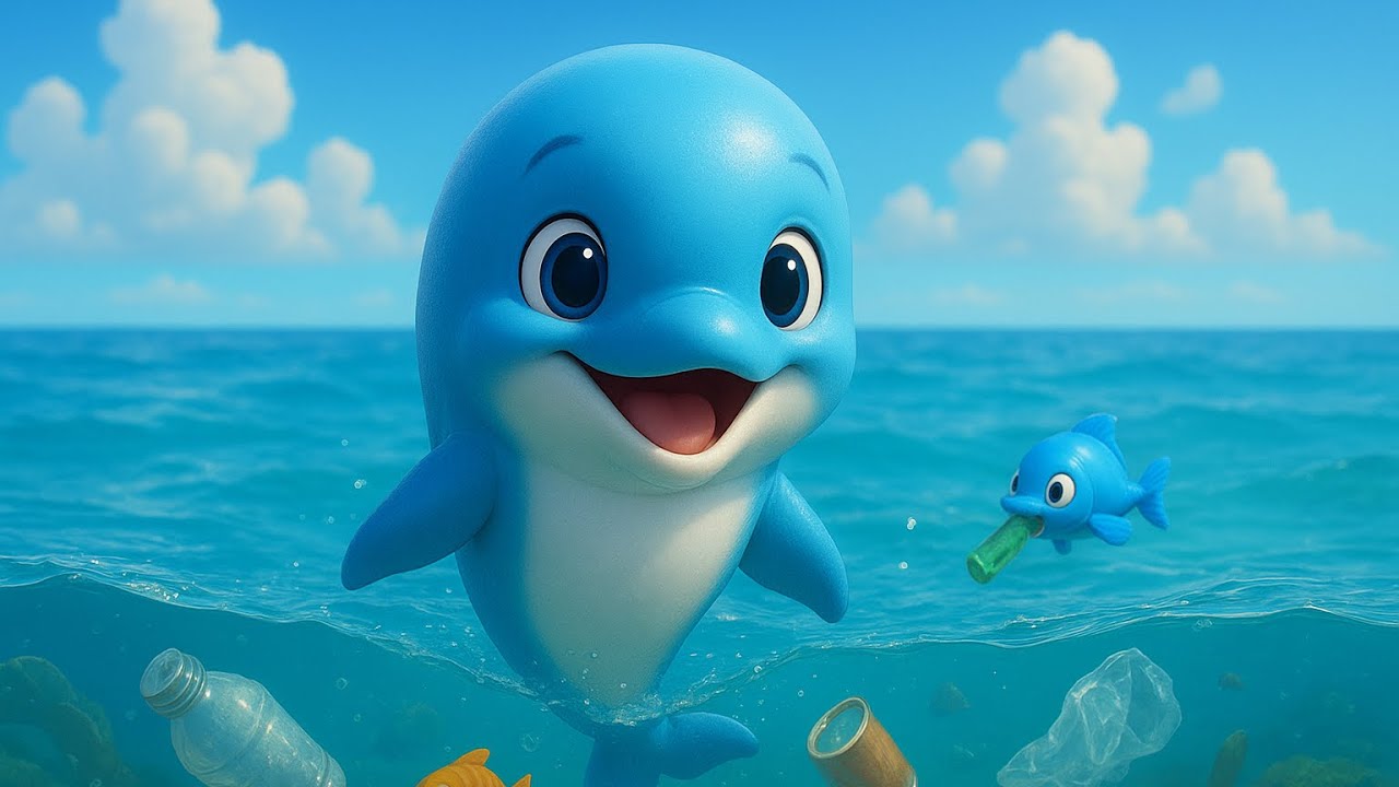 Join Pearl the Dolphin on a Big Ocean Adventure! | kids learn | bedtime stories | cartoon | animals