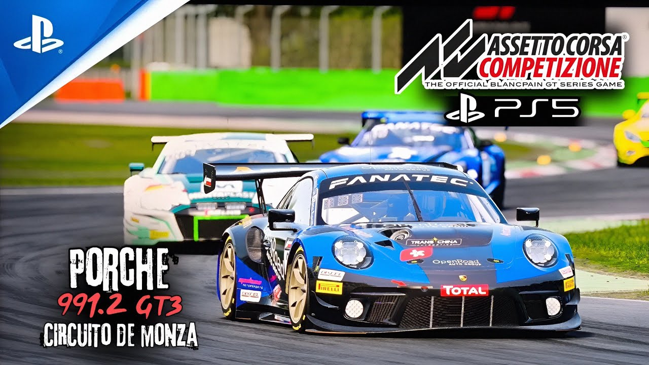De P10 no PORSCHE 991.2 GT3 - CORRIDA INSANA em MONZA! 🔥 | ASSETTO CORSA COMPETIZIONE PS5 GAMEPLAY