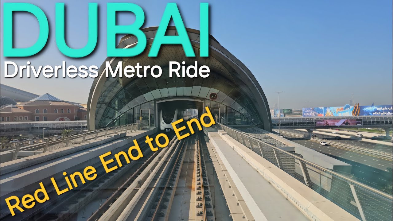 DUBAI METRO RIDE 
