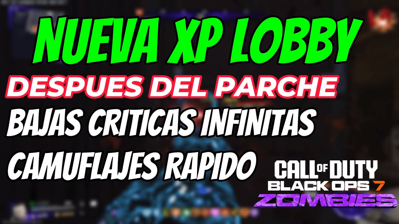 🔴 DIRECTO NUEVO GLITCH XP LOBBY BO7 ZOMBIES TODO INFINITO