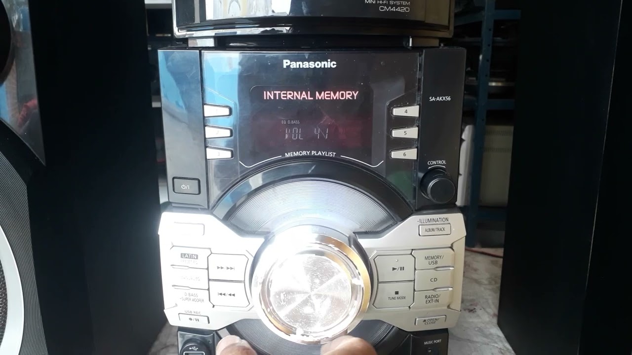 som Panasonic modelo sa akx56 parado resolvido