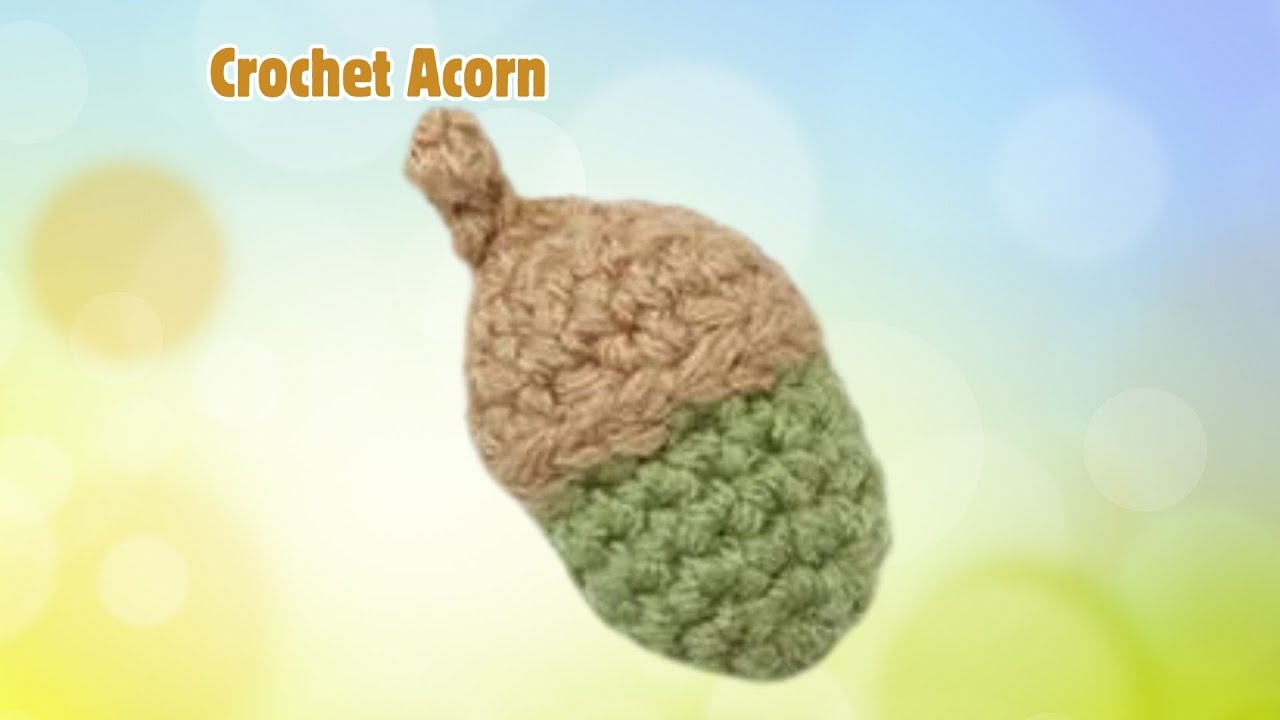 Crochet Fall Fabulous Wreath - Acorn | EASY | The Crochet Crowd