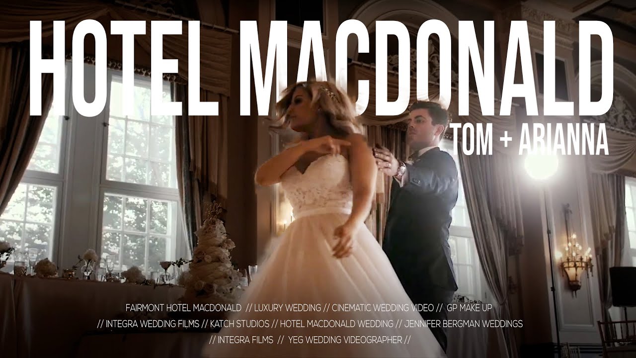 Hotel Macdonald Wedding Video // Tom + Arianna  // Yeg wedding videographer