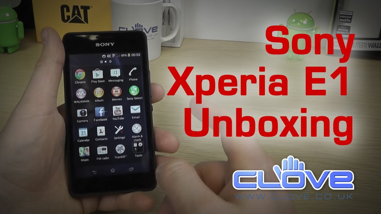 Sony Xperia E1 Unboxing