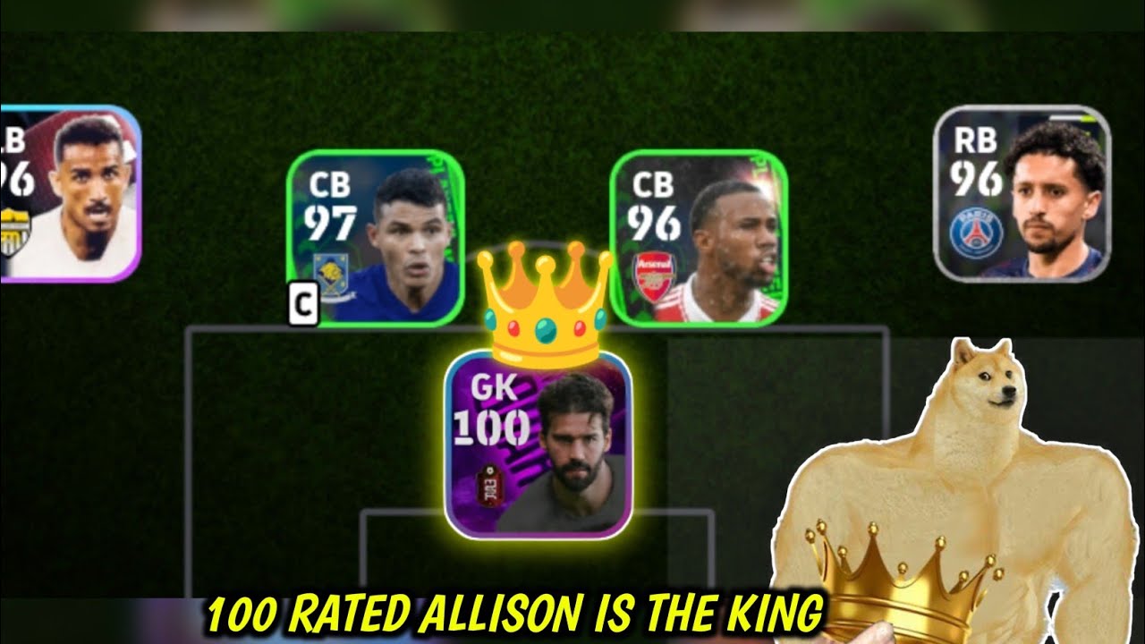 100 Rated Alisson is King Now 😱 | eFootball 24