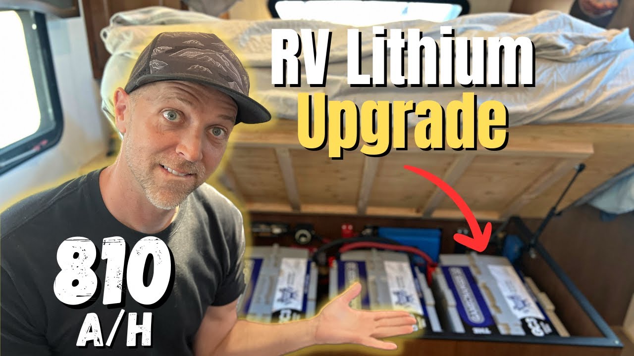 Detailed Installation of RV Lithium Battery Upgrade 🔋(Step by Step)