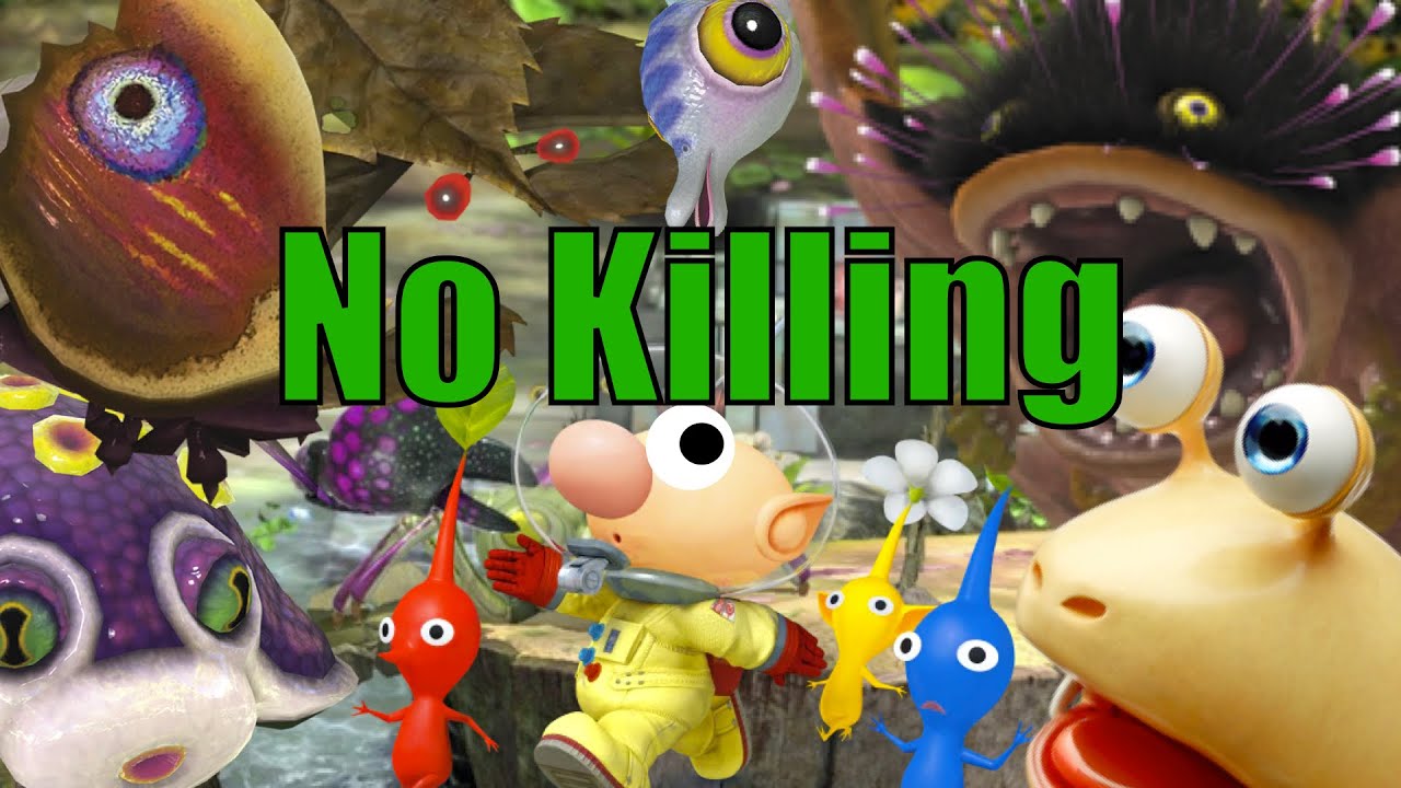 Beating Pikmin 3 Without Killing an Enemy - Pikmin 3 Pacifist Run - Pikmin 3 Deluxe Launch Special