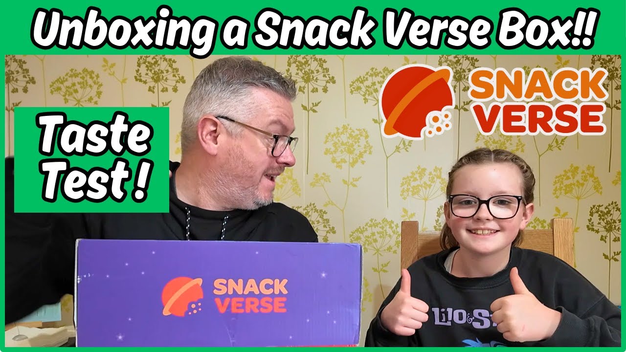 UNBOXING and TASTE TEST of a SNACK VERSE Premium Box!