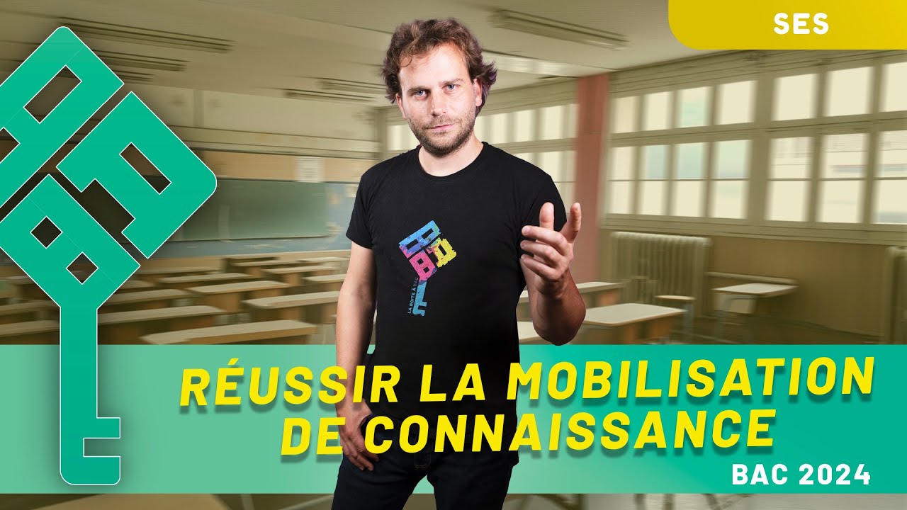 20/20 à la mobilisation de connaissance - EC1 Méthodologie Bac SES 2026