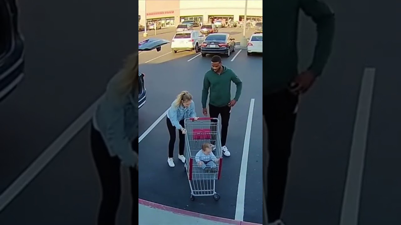 Stranger Stops Runaway Shopping Cart