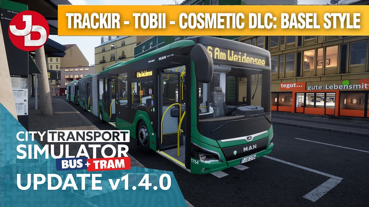 TrackIR - Cosmetic DLC: Basel Style | 1.4.0 UPDATE | City Transport Simulator @pxngameofficial