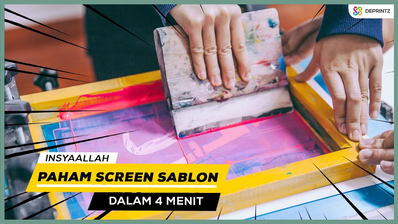 JENIS - JENIS SCREEN SABLON MANUAL & FUNGSINYA ( SCREEN SABLON 101 )