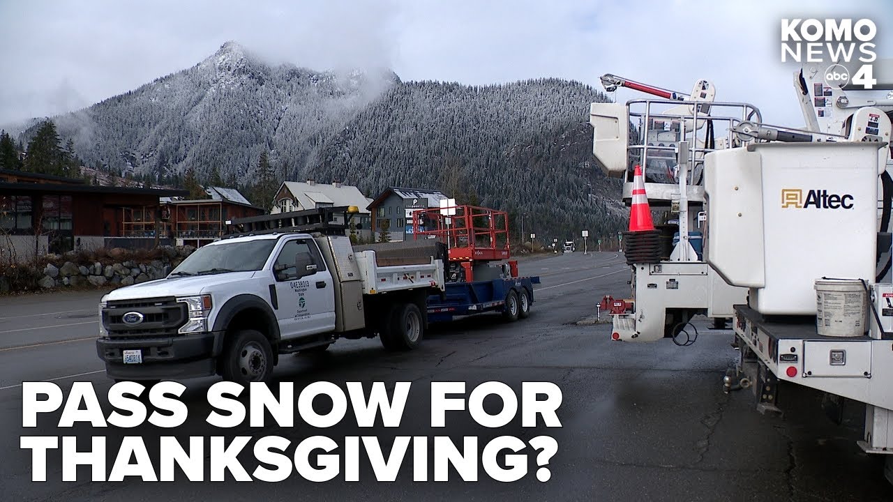 Changing weather conditions will impact Cascade mountain pass travel through Thanksgiving
