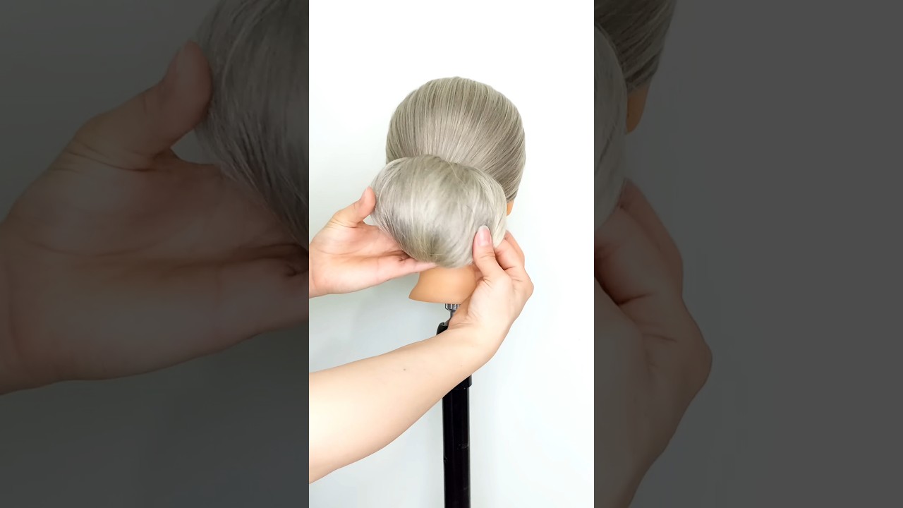 1 minutes bun😳#bunstyle #simplebun