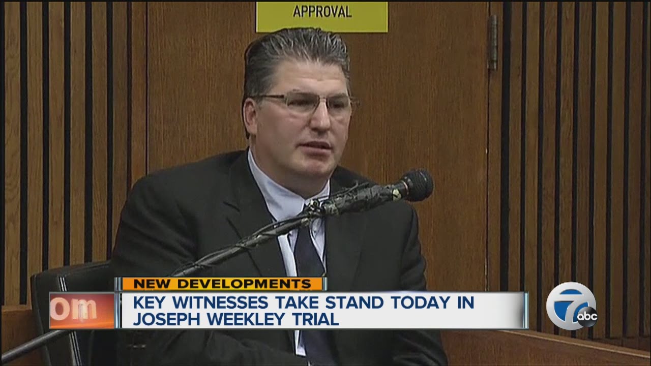 Key witness takes stand today in Joseph Weekley trial