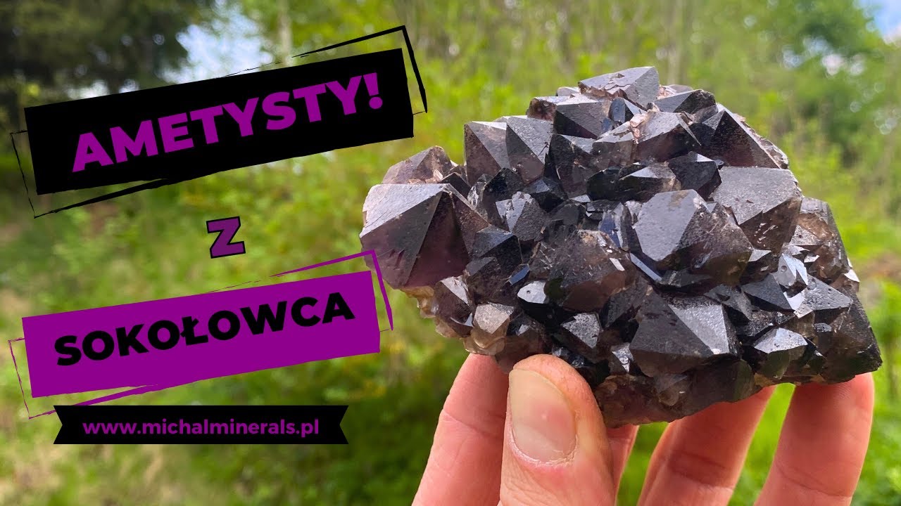 💎Minerały z Sokołowca - Odcinek 2: Ametysty | KONKURS - Wygraj Książkę!