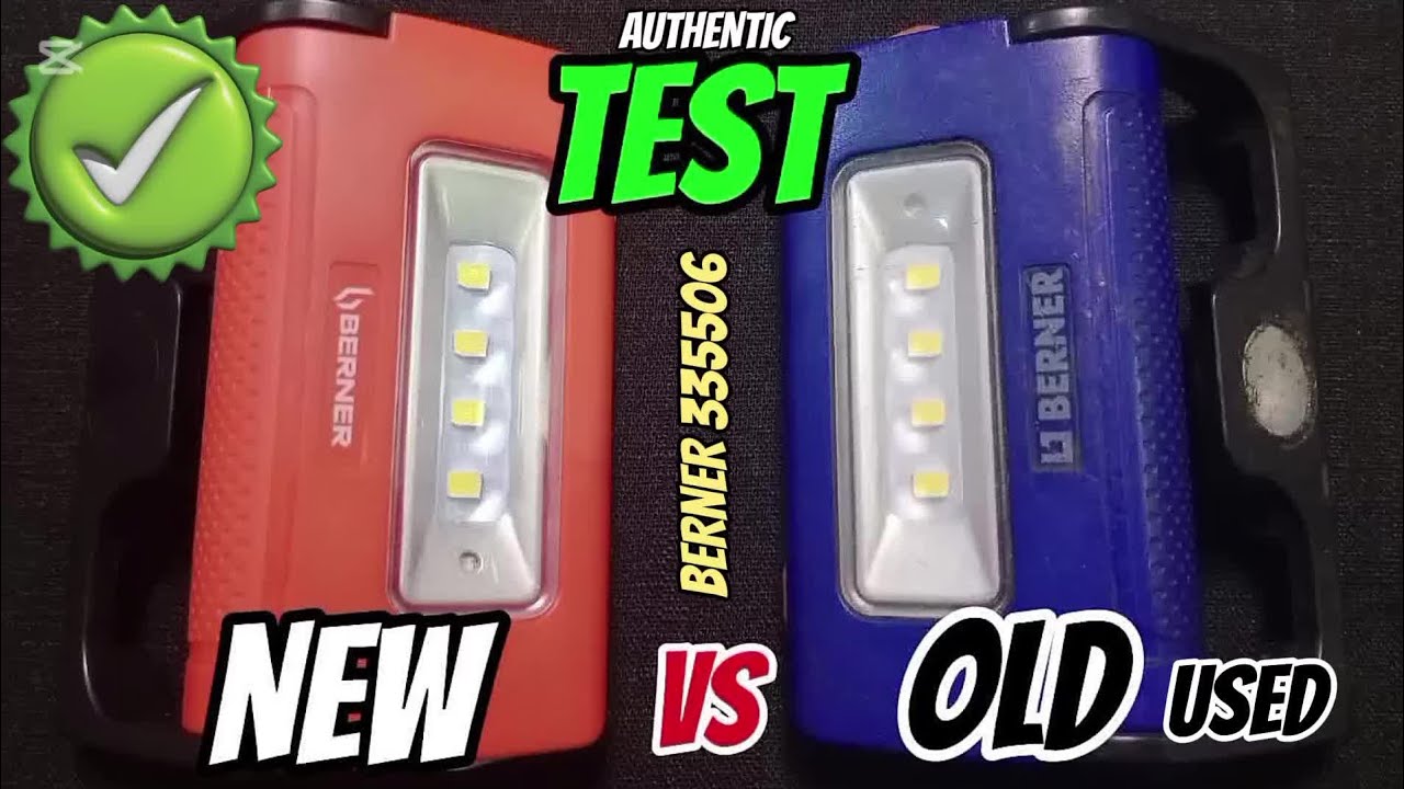 LATARKA CZOŁOWA BERNER 335506 UNBOXING AND TEST #CZAS PRACY #HEADLAMP #CZOŁÓWKA #WORKTIME