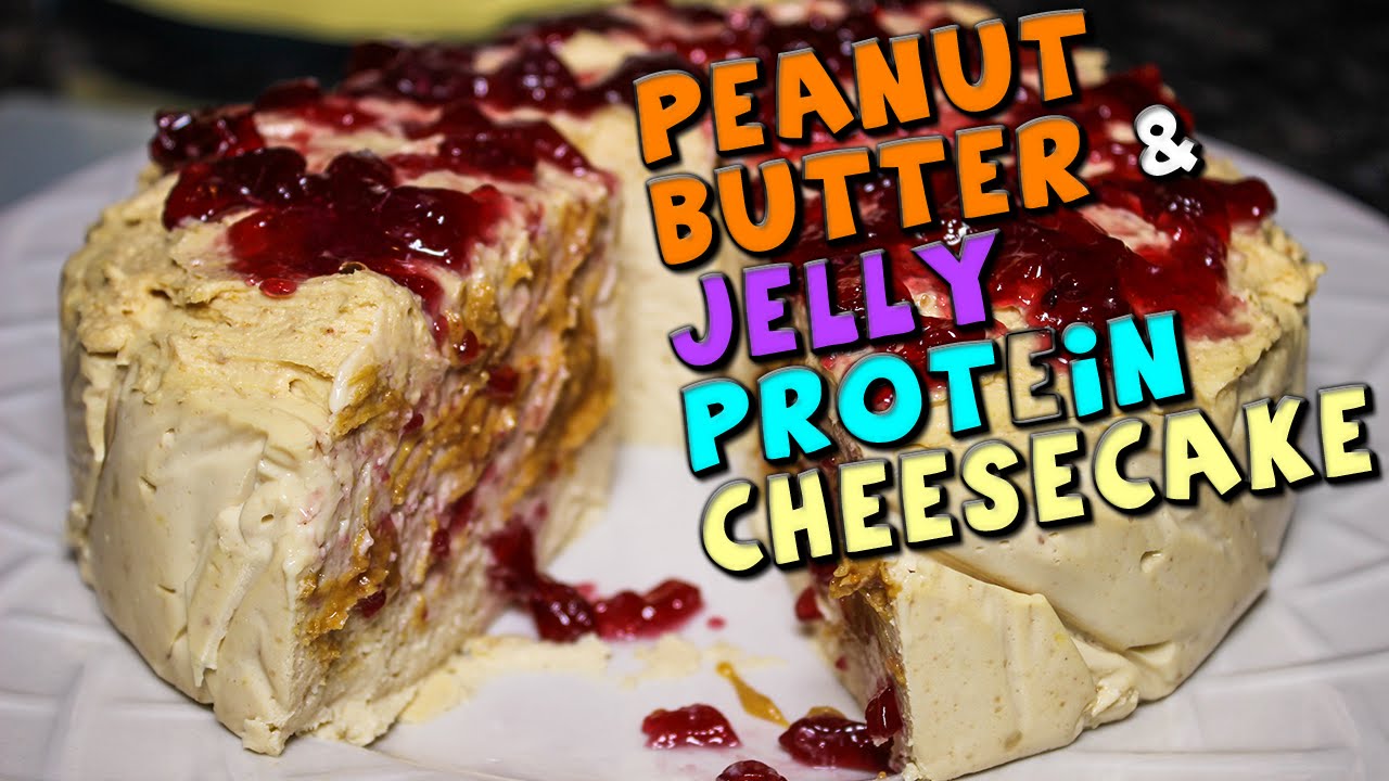 Peanut Butter & Jelly PROTEIN Cheesecake Recipe