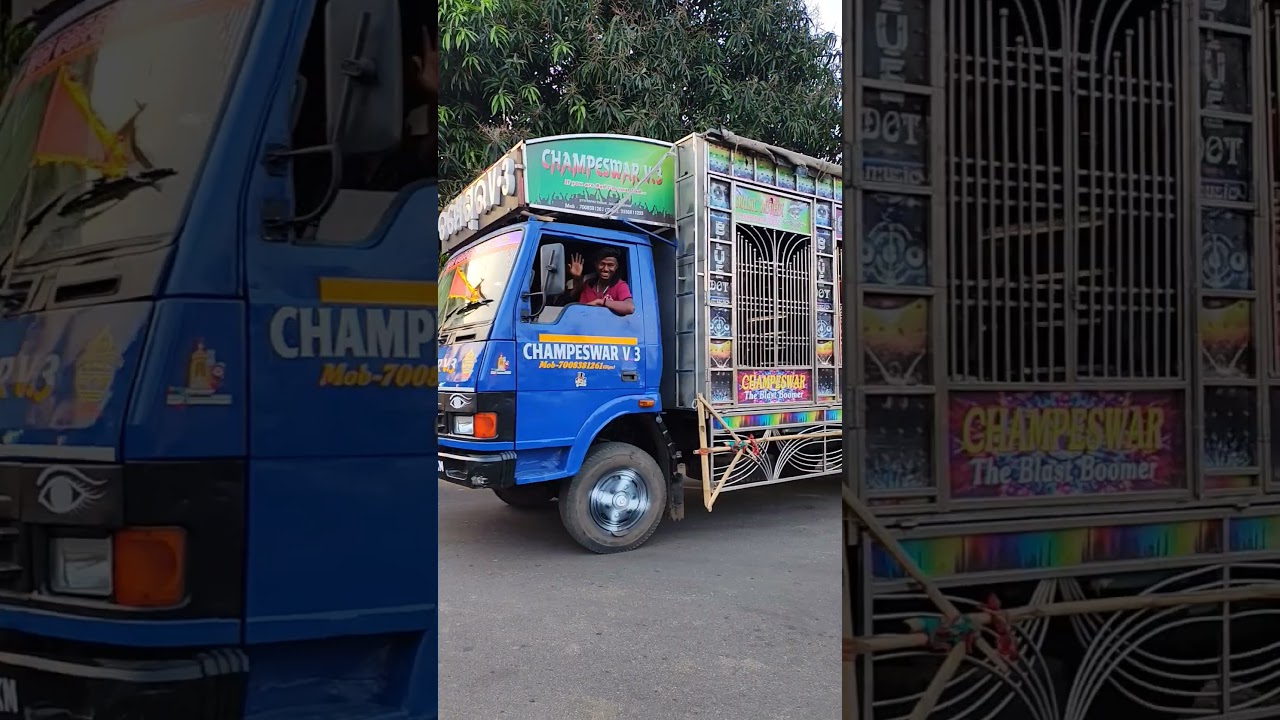 Champeswar Dj gadi setup video asigala Eicher setup 407 setup nua rupa re booking 7008381261 