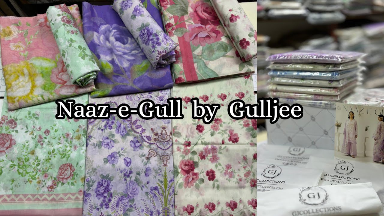 Naaz-e-gul by Gulljee | Gulljee new collection😍2026 | Gulljee summer collection | House of cut piece