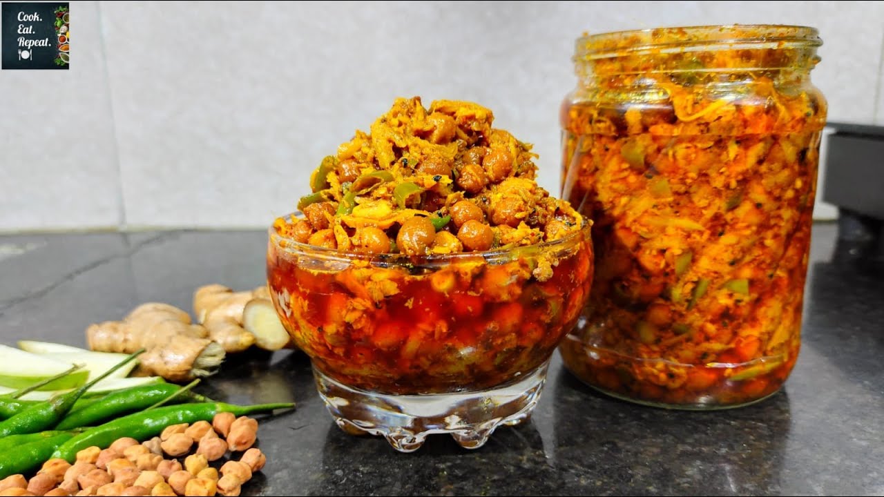 Kale Chane ka Achar | Black Chickpea Pickle | Rajasthani Kale Chane ka Achar | CookEatRepeat