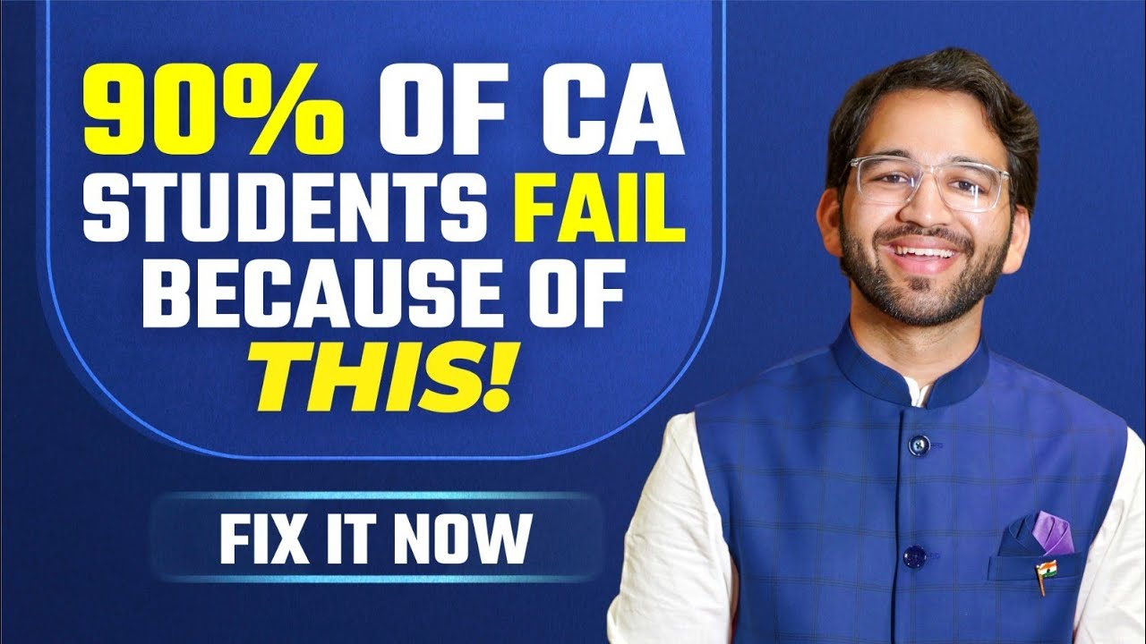 Top 5 Reasons Why a CA Student Fails | CA Foundation | CA Inter | CA Final | ICAI | CA Shubham