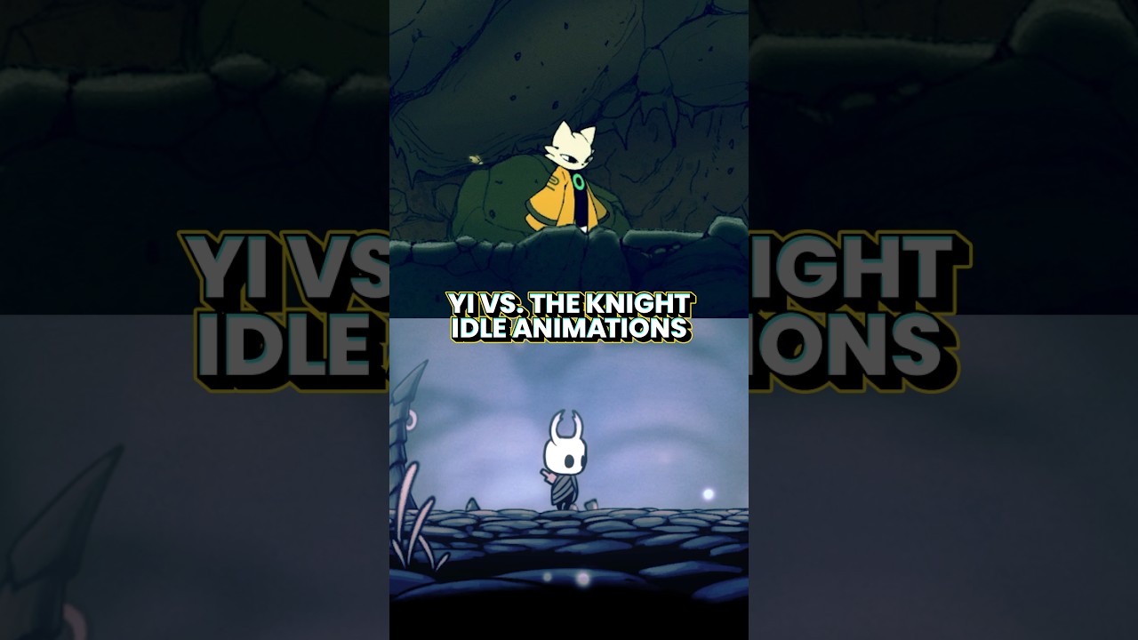 Yi vs. The Knight 🔥🕳️ #ninesols #hollowknight #idleanimation