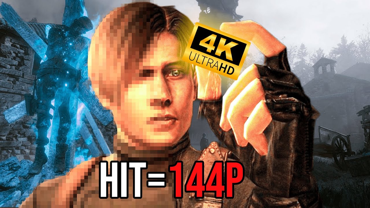 RE4 PERO SI ME GOLPEAN BAJA LA CALIDAD