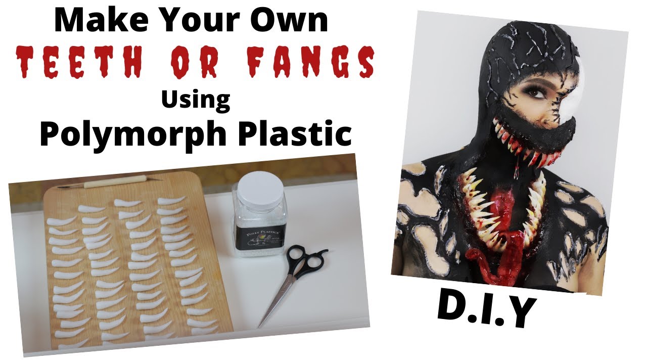 How To Make Your Own Teeth or Fangs with Polymorph Plastic | (Quick and Easy DIY Tutorial)