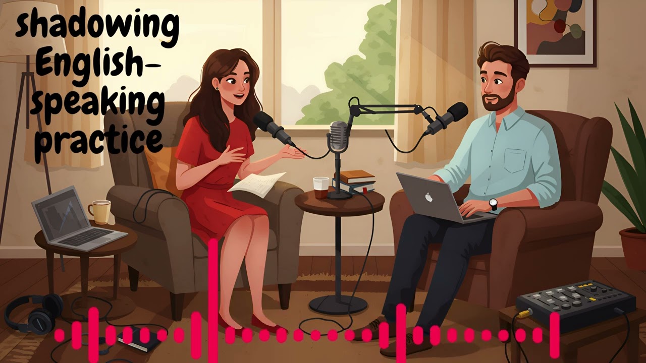 Shadowing English-speaking practice for beginners || Shadowing English- Speaking conversation