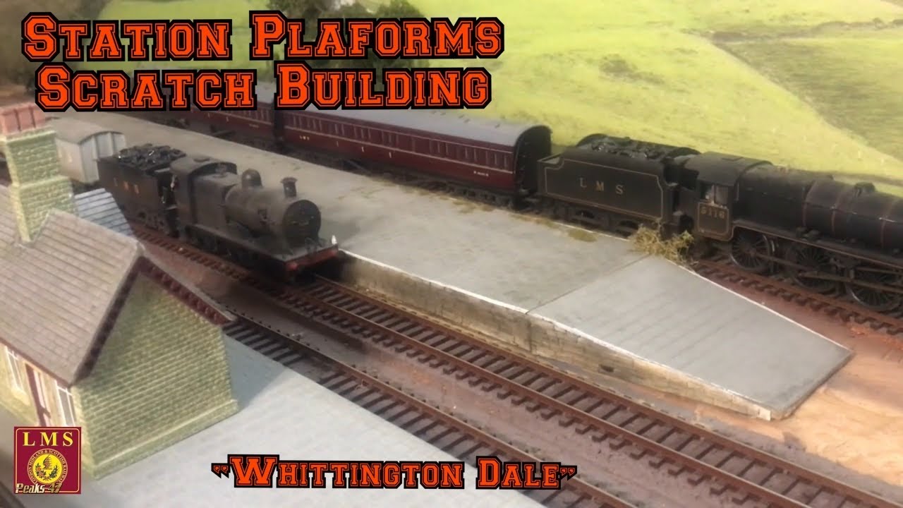 Building a Model Railway - Station Platforms - Scratch Building