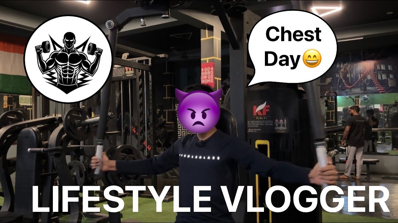 CHEST DAY in My Lifestyle Vlog 💪 Gym Routine + Daily Life |AVlogs_09