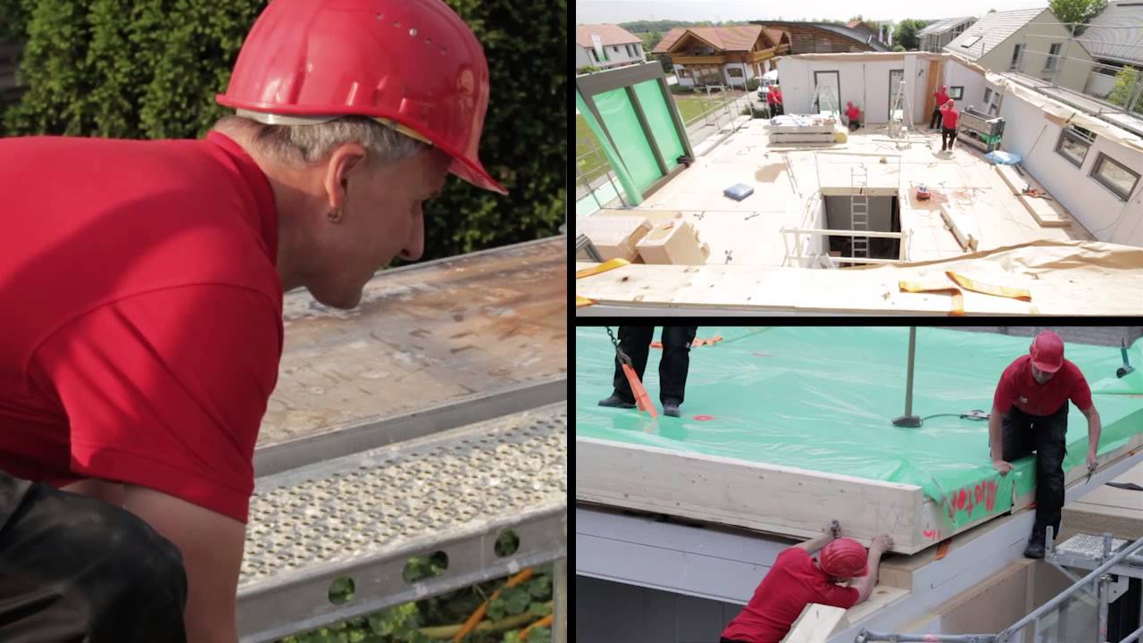 Live-Aufbau eines Fertighauses | Hausbau mit Bien-Zenker
