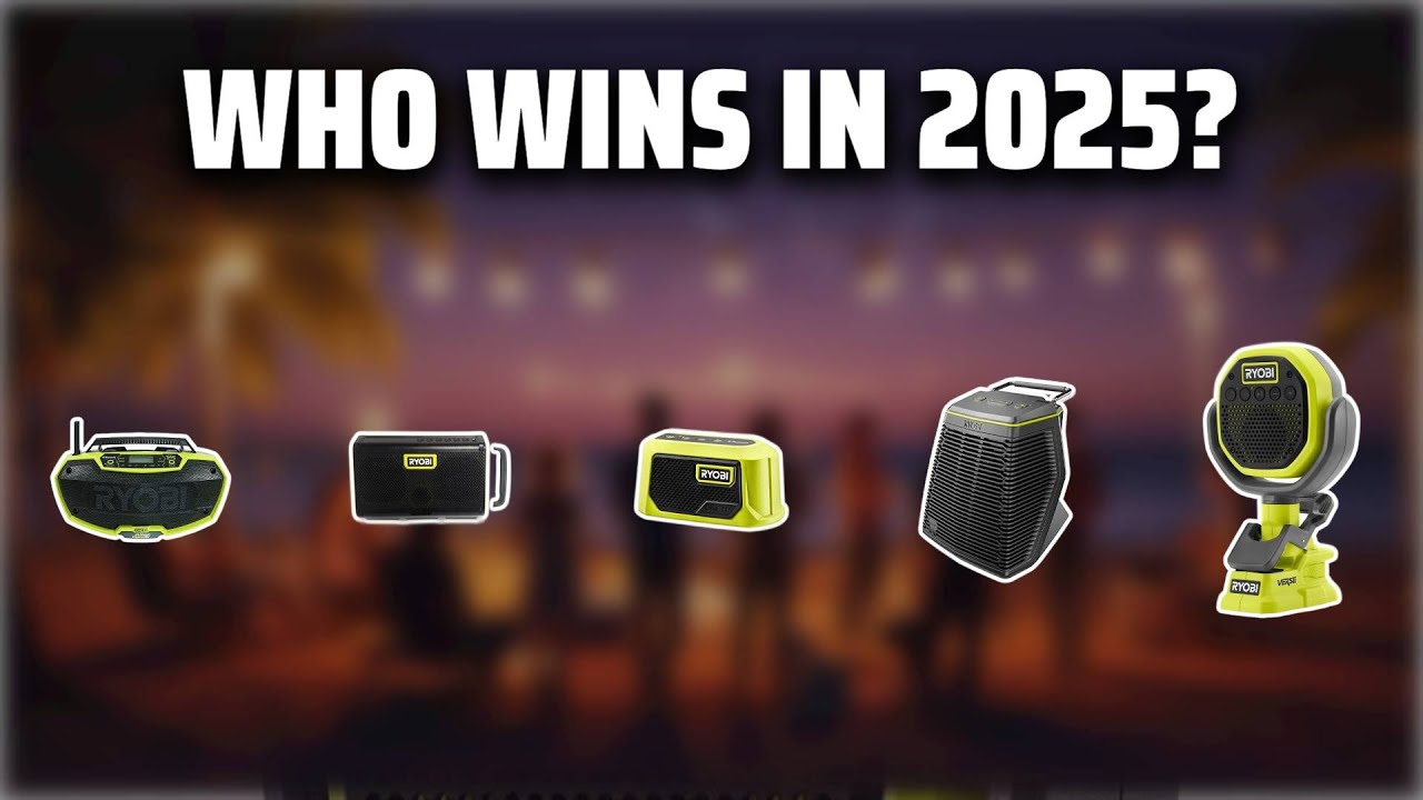 The Top 5 Best Ryobi Speakers in 2025 - Must Watch Before Buying!