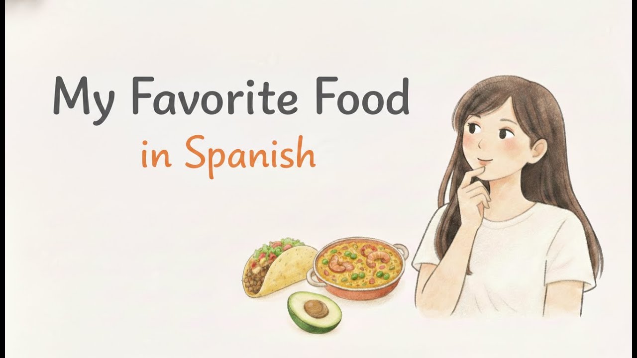My Favorite Food in Spanish | Easy Phrases & Dialogue