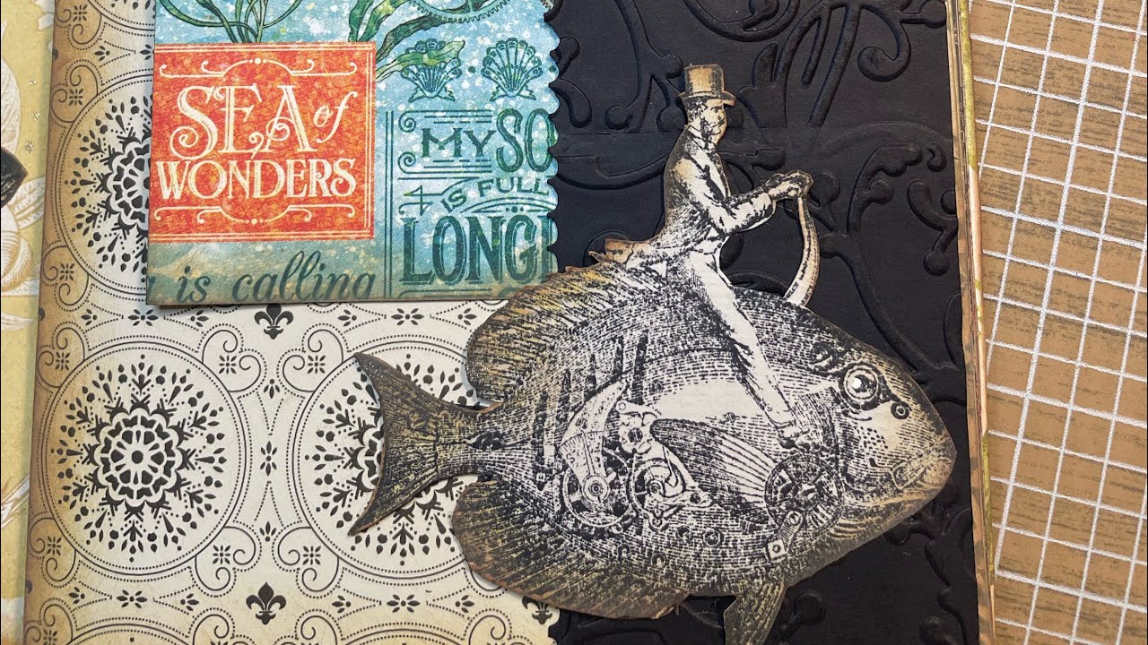 Junk Journal January 2025 | Prompt 6 Embossed | 