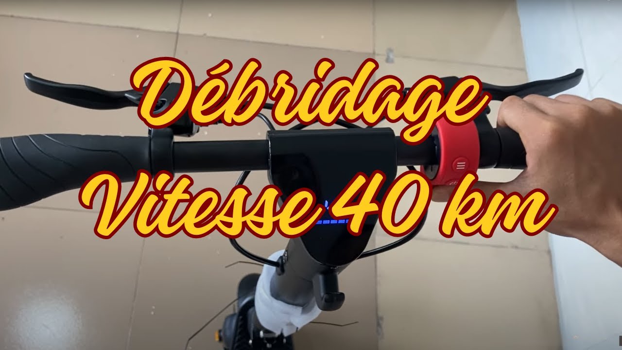 débridage trottinette électrique X9 Vitesse 40 Km