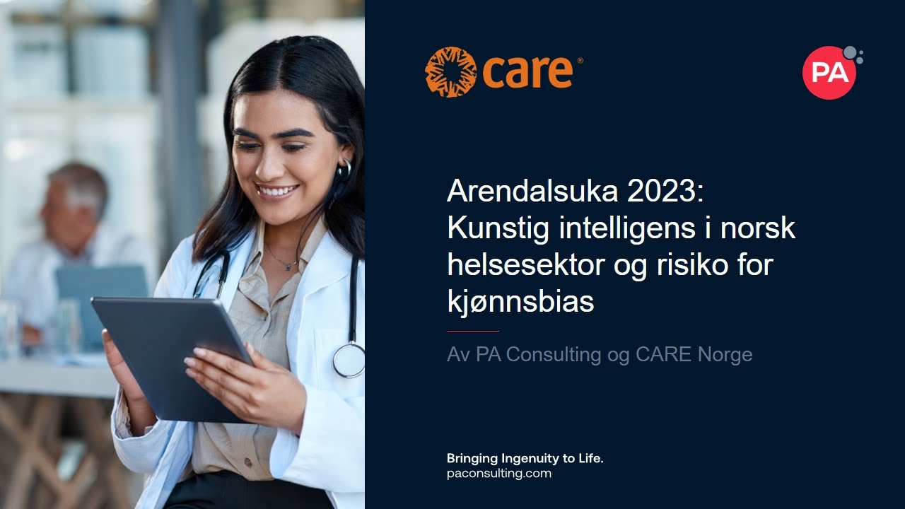 Arendalsuka 2023: Kunstig intelligens i helseteknologi