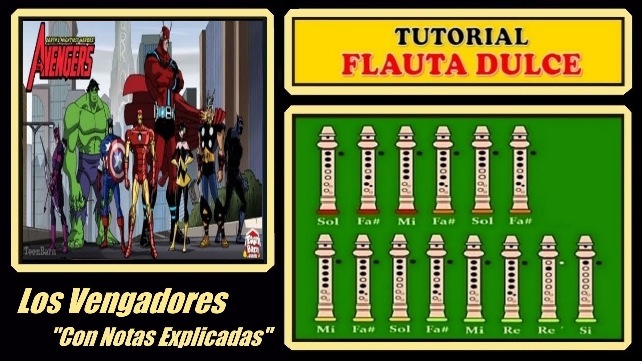 Los Vengadores (Opening Theme) en Flauta Dulce 